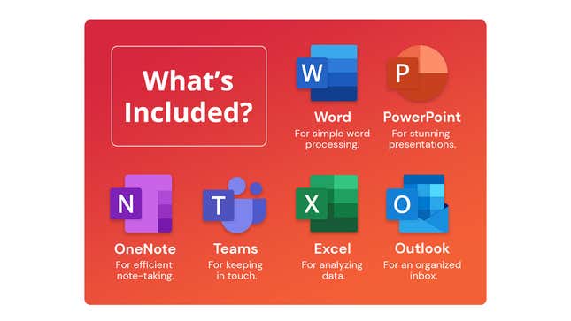 Image for article titled You Can Get Microsoft Office and Windows 11 Pro for $50 Right Now