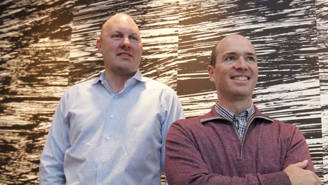 Marc Andreessen and Ben Horowitz, founders of a16z.