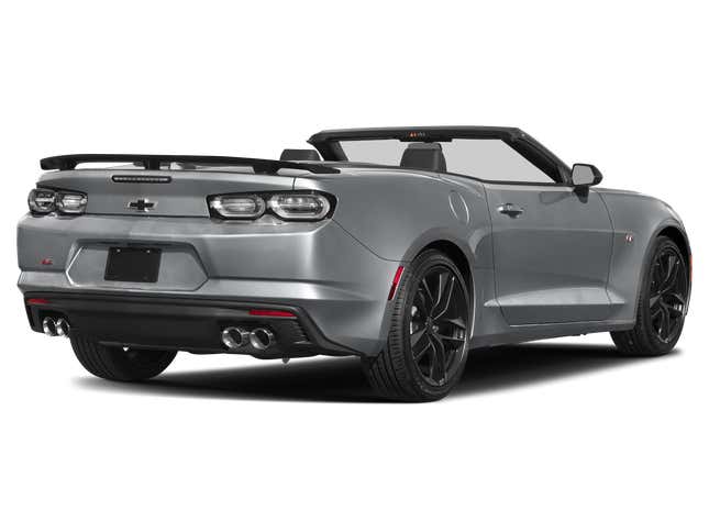 Chevrolet Camaro / 2dr Conv 1SS 2023. Rear 3⁄4, Facing to the Right