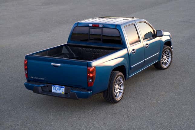 Image for article titled Remember When GM Dropped A V8 in its Compact Pickup Trucks?