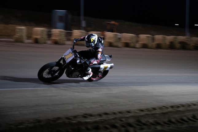 Image for article titled Racing Doesn't Get More Gnarly Than One Mile Flat Track Motorcycles