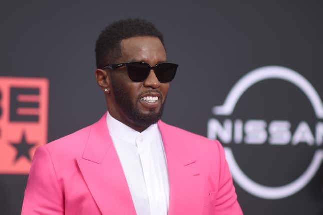 Sean “Diddy” Combs arrives at the BET Awards on Sunday, June 26, 2022, at the Microsoft Theater in Los Angeles. (Photo by Richard Shotwell/Invision/AP)