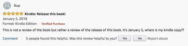 Image for article titled Amazon is deleting reviews of a controversial book about Donald Trump