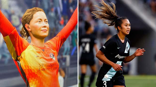 Image for article titled Why Do Women Soccer Players Look So Creepy in FIFA 23?