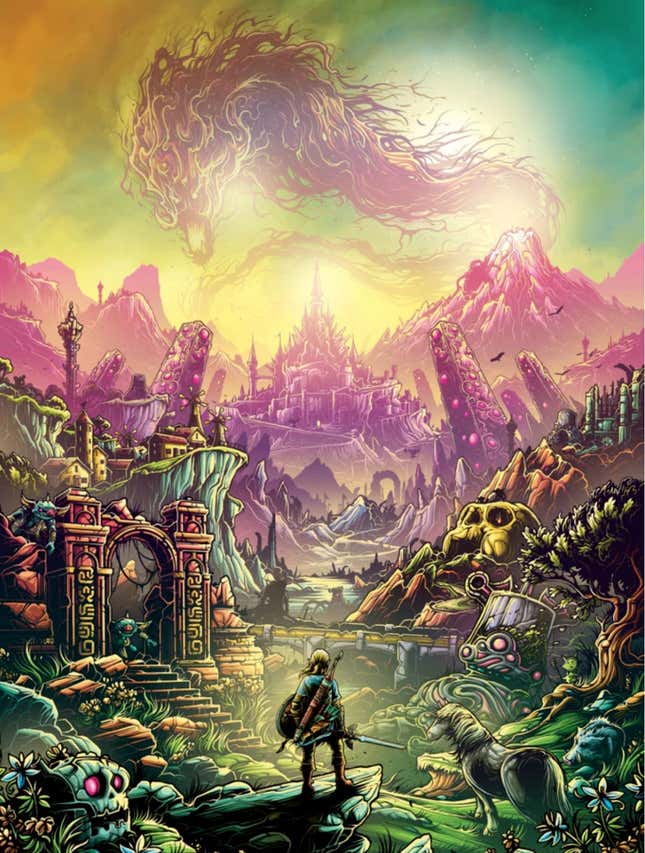 Image for article titled Celebrate The Legend of Zelda: Tears of the Kingdom With This Fantastic Zelda Art