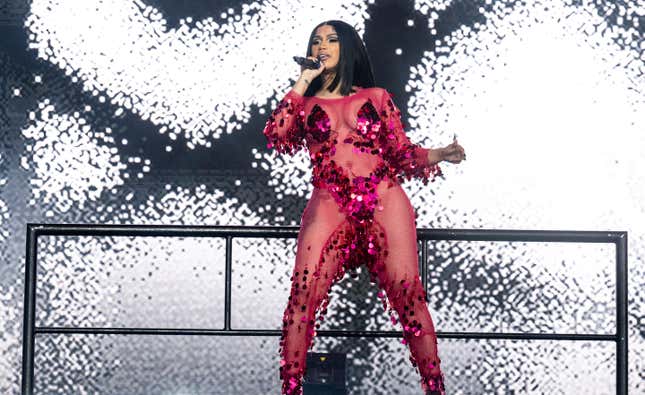 Cardi B performs during the Wireless Festival at the National Exhibition Centre (NEC) on July 9, 2022 in Birmingham, England. 