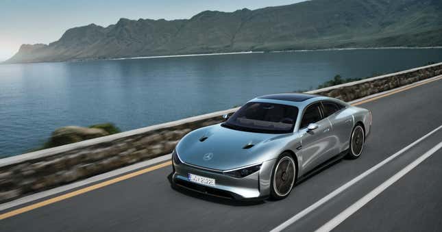 Image for article titled Mercedes-Benz Has A New EV Concept With High Range And Low-ish Power