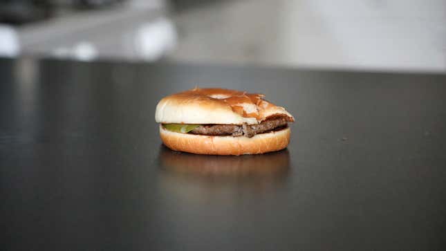 Image for article titled Look What Happens When You Leave A McDonald’s Hamburger Out On A Counter For A Year