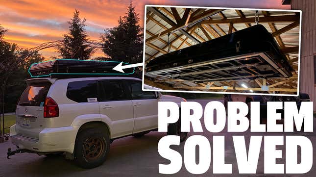 Image for article titled I Solved A Rooftop Tent&#39;s Biggest Problem Within Less Than An Hour