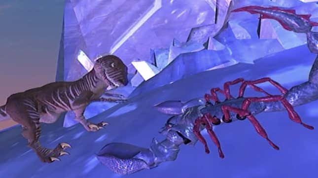 Dinobot fighting Scorponok.
