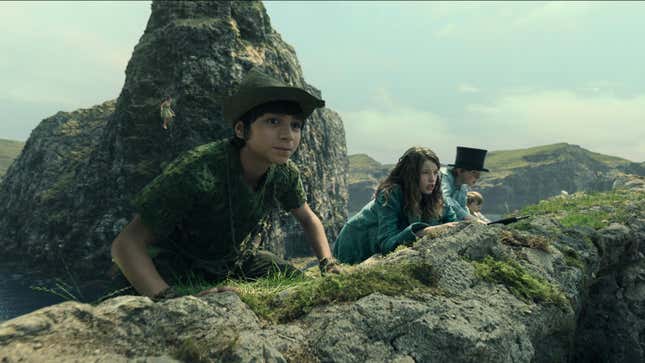 (From left): Alexander Molony, Ever Anderson, Joshua Pickering, Jacobi Jupe in Peter Pan &amp; Wendy