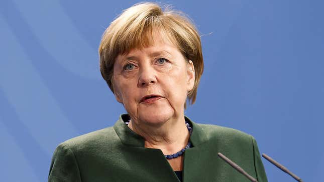 Image for article titled EU Honors Angela Merkel’s Tenure By Giving Her Greece