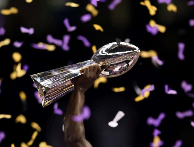 Image for article titled Super Bowl Confetti Made Entirely From Shredded Concussion Studies