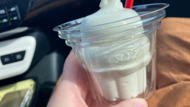 Dairy Queen’s soft serve was soft in a bouncy way. 