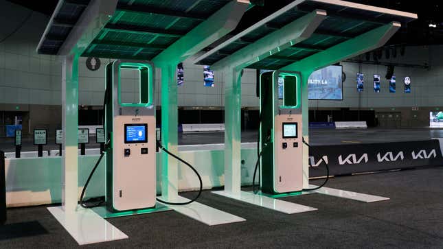 Image for article titled Electrify America Charging Stations Have Incapacitated at Least Three EVs Since November