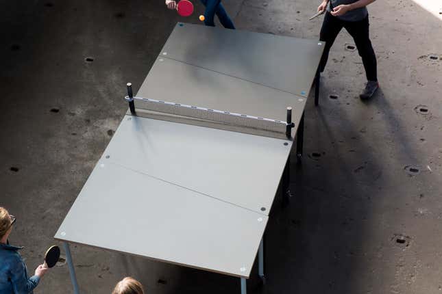 Game table too.