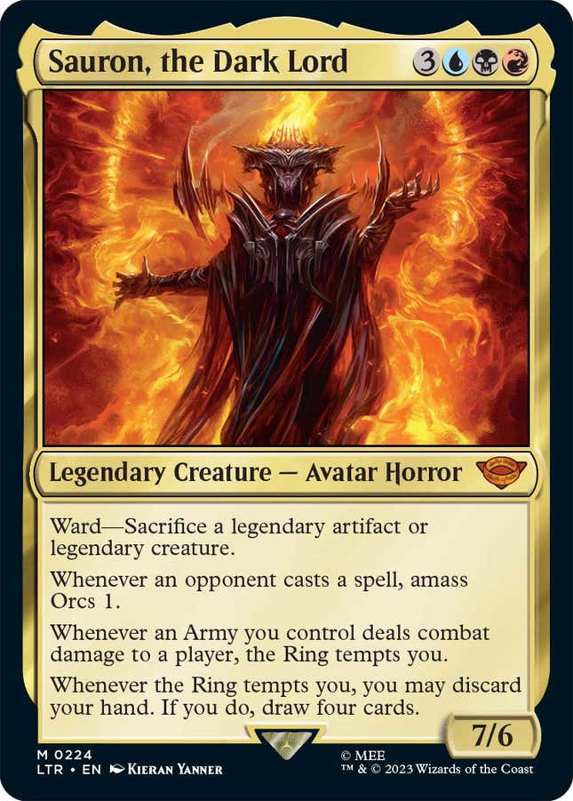 Image for article titled Magic: The Gathering's Lord of the Rings Set Is Full of Precious Art