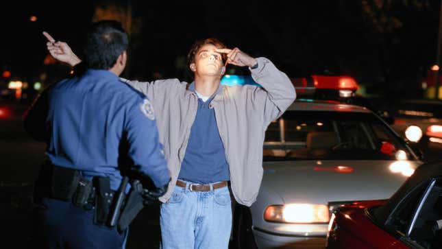 Image for article titled Field Sobriety Test Asks Driver Whether Calling Ex Sounds Like Good Idea