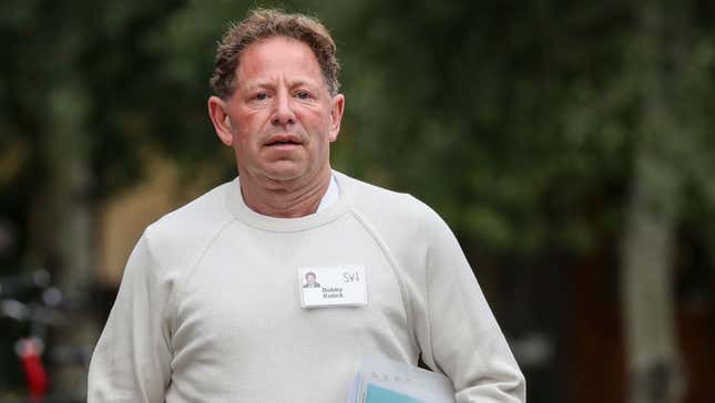 Image for article titled Activision CEO Bobby Kotick Still Makes Too Much Money, Investors Say