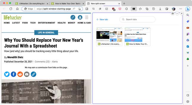 Image for article titled You Should Be Browsing the Web in Split-Screen