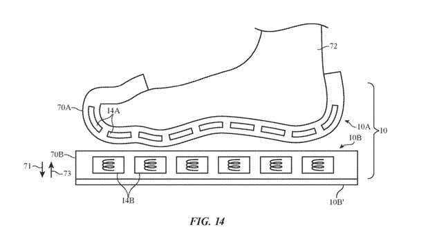 Apple vibration VR footwear