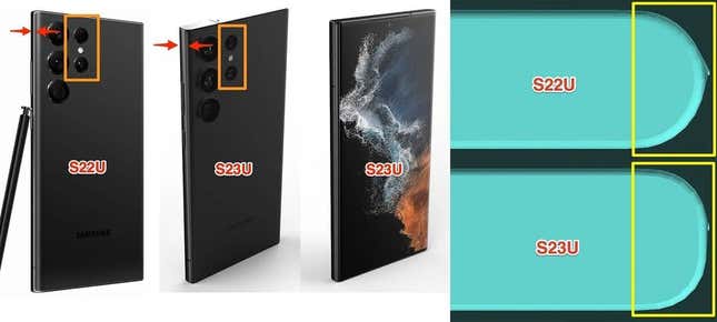 Imagen para el artículo titulado Primeras imágenes filtradas del Galaxy S23 Ultra revelan que no cambia mucho por fuera
