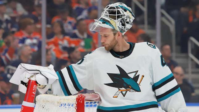 San Jose Sharks' James Reimer boycotts pregame warmup over Pride