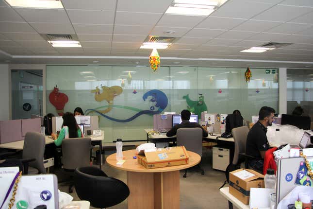 Flipkart’s current office in Bangalore.