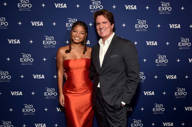 Halle with director Rob Marshall