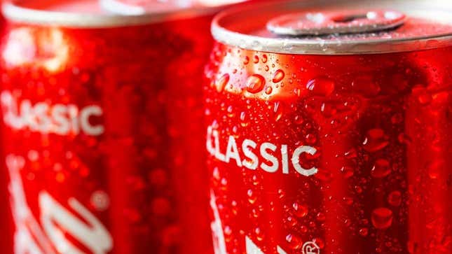 Coca-Cola Classic cans