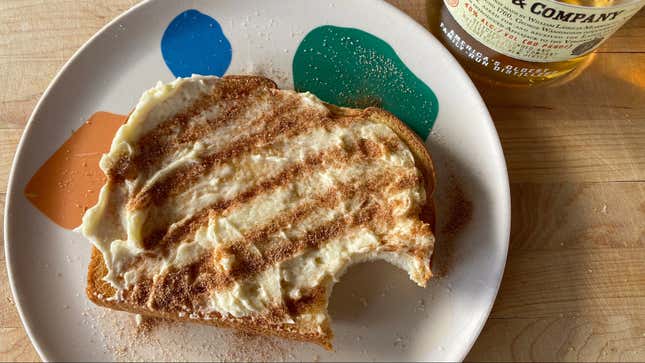 Image for article titled Make Fucked Up Cinnamon Toast With Apple Brandy Butter