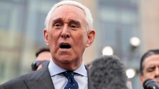 Image for article titled Roger Stone to Trump: &#39;Fuck You and Your Abortionist Bitch Daughter&#39;
