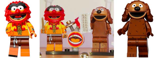 Image for article titled It&#39;s Time to Play the Music and Light the Lights For Lego&#39;s New Muppets Minifigure Collection