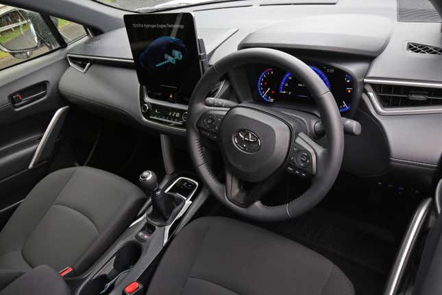 Image for article titled Toyota Found a Way to Put a Manual Transmission in a Hydrogen-Powered Car