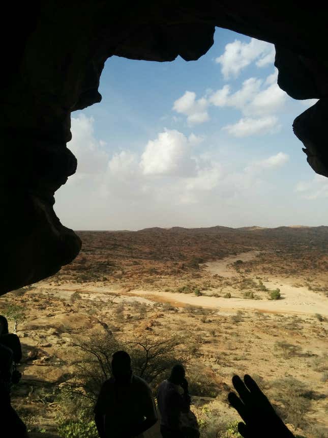 View from Laas Geel caves, Somaliland