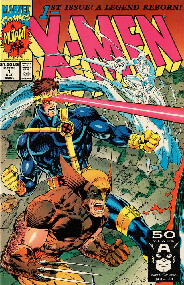 X-Men vol. 2, no. 1. Cover date: October 1991.