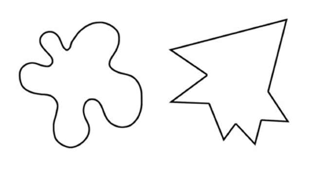 Which shape of the ones pictured here would you associate with the made-up words ‘maluma’ and ‘takete?’
