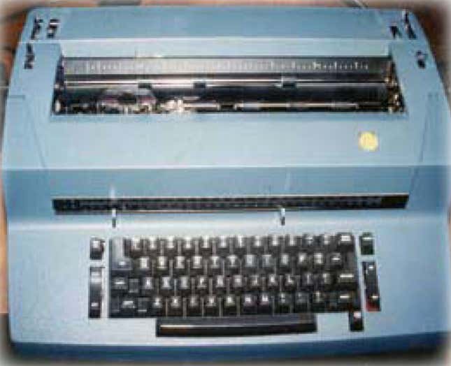 IBM Selectric typewriter