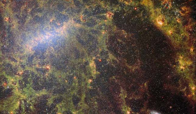 Imagen para el artículo titulado El Telescopio Webb vislumbra cómo nacen cúmulos de estrellas en la constelación de Virgo