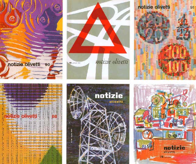 Covers of the company’s zines.