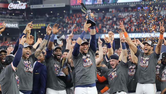 Image for article titled Astros Hope Victory Will Inspire Kids To Break Rules Without Punishment
