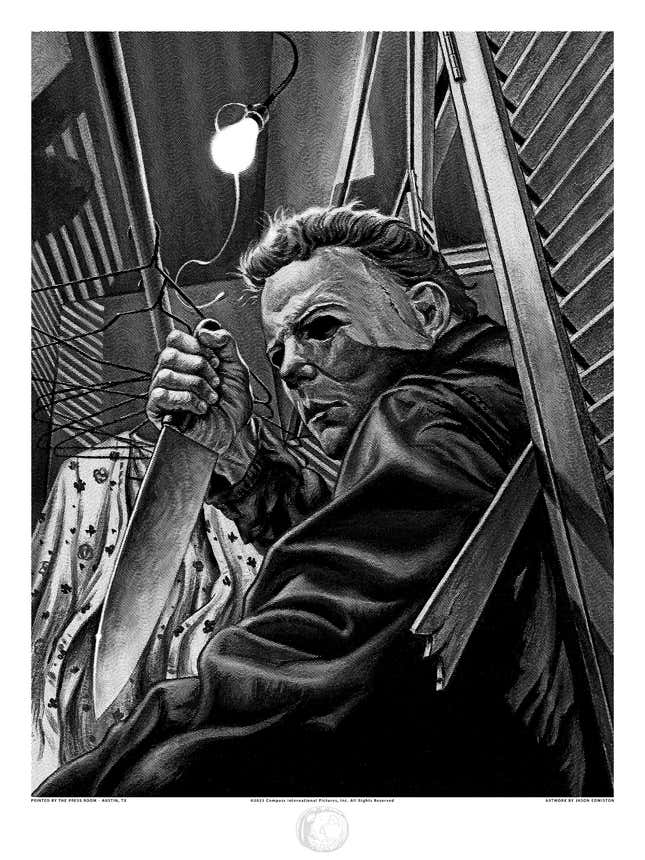 Image for article titled Celebrate 45 Years of Halloween With This Terrifying Art