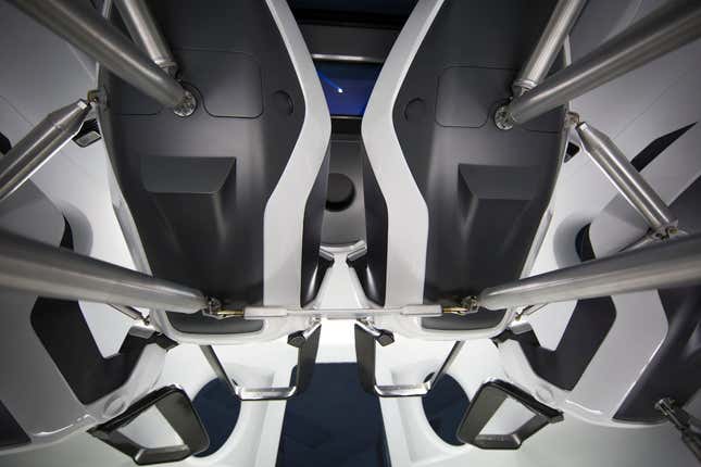 Image for article titled SpaceX just released footage of its new manned spaceship and it looks weirdly cool