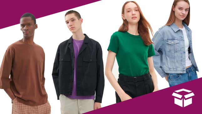 Take up to $60 off wardrobe staples at Uniqlo.