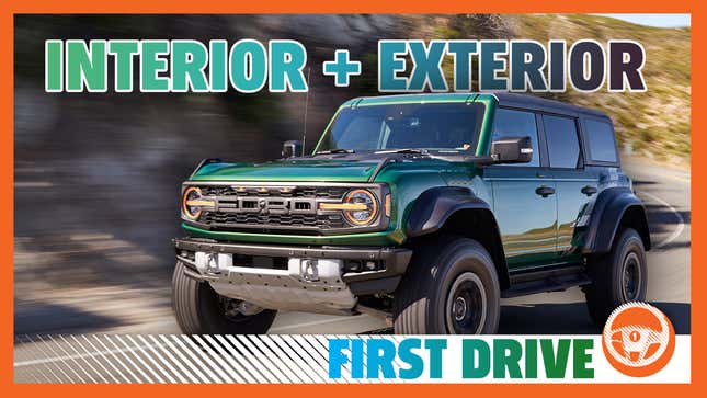 The 2022 Ford Bronco Raptor Inside and Out