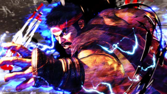 Street Fighter 6's Ryu harnesses the power of Modern controller scheme in his hand. 