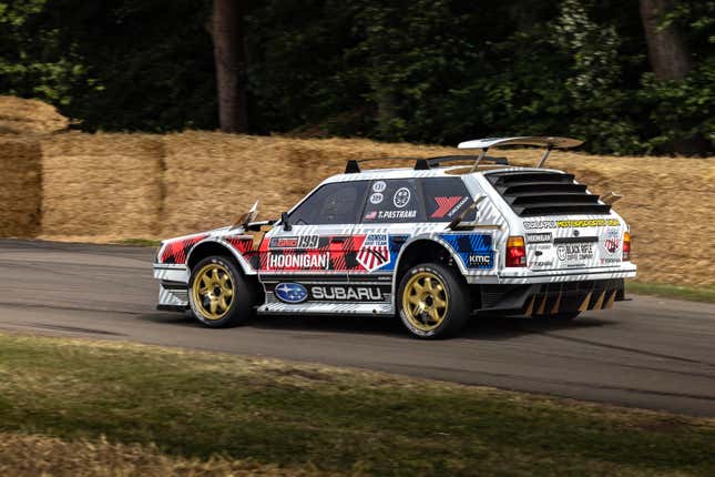 Image for article titled Here Are Some Rad Photos Of Subaru&#39;s Family Huckster Running Wild At Goodwood