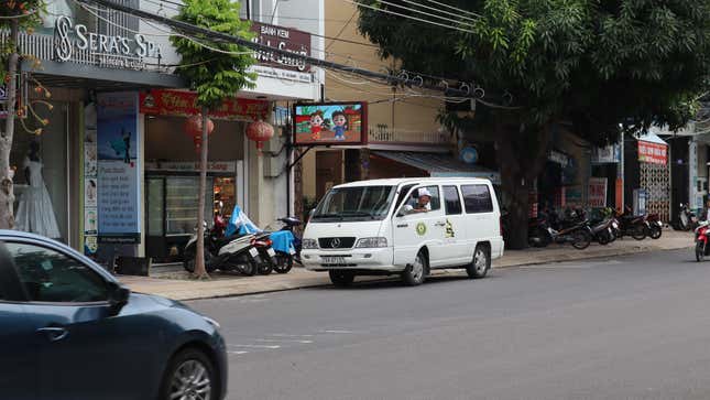 Busy street in Nha Trang, Vietnam