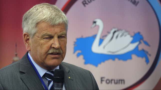 Udo Voigt, former leader of the German National Democratic Party, was cautious in his calls for Germany to leave NATO.