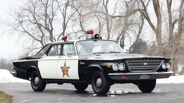 A Chrysler Police Cruiser 